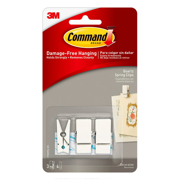 Command Spring Clip 1 Clip And 2 Adhesive for sale online